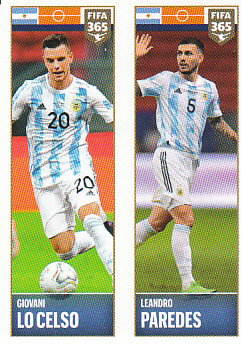 Giovani Lo Celso / Leandro Paredes Argentina samolepka 2022 FIFA 365 #346