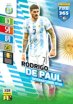 Rodrigo De Paul Argentina 2022 FIFA 365 International Star #328