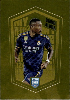 David Alaba Real Madrid samolepka Panini FIFA 365 2024 My Golden Team #ALA