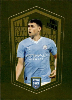 Phil Foden Manchester City samolepka Panini FIFA 365 2024 My Golden Team #FOD