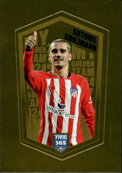 Antoine Griezmann Atletico Madrid samolepka Panini FIFA 365 2024 My Golden Team #GRI