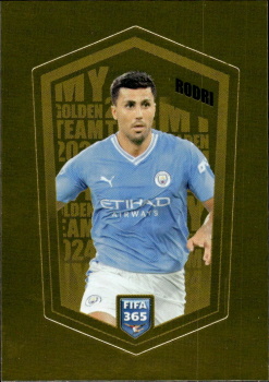 Rodri Manchester City samolepka Panini FIFA 365 2024 My Golden Team #ROD