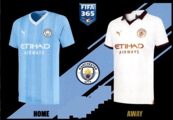 Jerseys Manchester City samolepka Panini FIFA 365 2024 #85