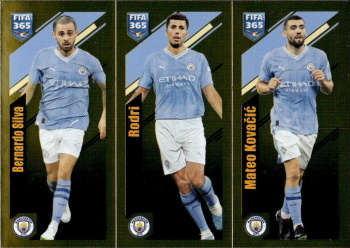 Bernardo Silva / Rodri / Mateo Kovacic Manchester City samolepka Panini FIFA 365 2024 #91