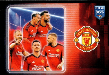 Club Identity Manchester United samolepka Panini FIFA 365 2024 #100