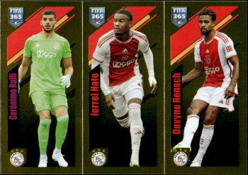 Geronimo Rulli / Jorrel Hato / Devyne Rensch AFC Ajax samolepka Panini FIFA 365 2024 #119