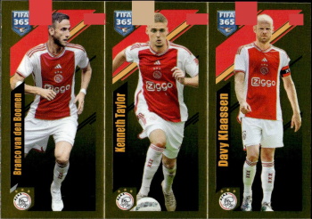 Branco Van den Boomen / Kenneth Taylor / Davy Klaassen AFC Ajax samolepka Panini FIFA 365 2024 #123