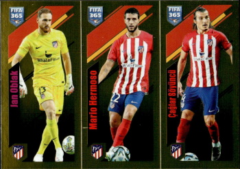 Jan Oblak / Mario Hermoso / Caglar Soyuncu Atletico Madrid samolepka Panini FIFA 365 2024 #135