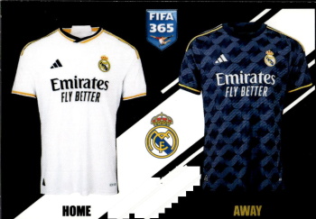 Jerseys Real Madrid samolepka Panini FIFA 365 2024 #165