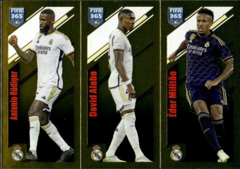 Antonio Rudiger / David Alaba / Eder Militao Real Madrid samolepka Panini FIFA 365 2024 #167