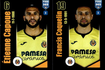 Etienne Capoue / Francis Coquelin Villarreal CF samolepka Panini FIFA 365 2024 #190