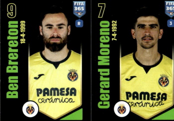 Ben Brereton Diaz / Gerard Moreno Villarreal CF samolepka Panini FIFA 365 2024 #195