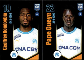 Geoffrey Kondogbia / Pape Gueye Olympique de Marseille samolepka Panini FIFA 365 2024 #204