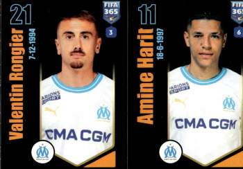 Valentin Rongier - Amine Harit Olympique de Marseille samolepka Panini FIFA 365 2024 #206