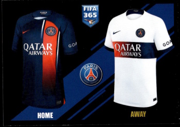 Jerseys Paris Saint-Germain samolepka Panini FIFA 365 2024 #213