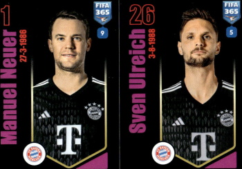 Manuel Neuer / Sven Ulreich Bayern Munchen samolepka Panini FIFA 365 2024 #230