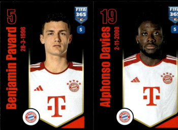 Benjammin Pavard / Alphonso Davies Bayern Munchen samolepka Panini FIFA 365 2024 #233
