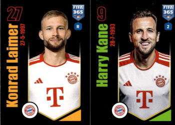 Konrad Laimer / Harry Kane Bayern Munchen samolepka Panini FIFA 365 2024 #239