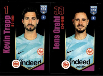 Kevin Trapp / Jens Grahl Eintracht Frankfurt samolepka Panini FIFA 365 2024 #246