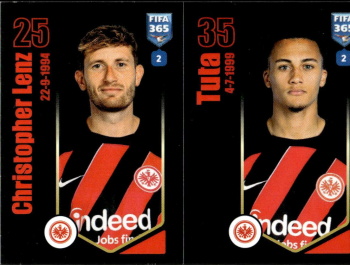 Christipher Lenz / Tuta Eintracht Frankfurt samolepka Panini FIFA 365 2024 #250