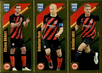Ellyes Skhiri / Sebastian Rode / Kristijan Jakic Eintracht Frankfurt samolepka Panini FIFA 365 2024 #251
