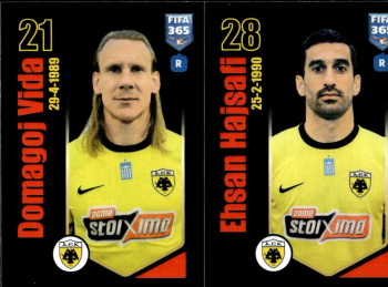Domagoj Vida / Ehsan Hajsafi AEK Athens samolepka Panini FIFA 365 2024 #264