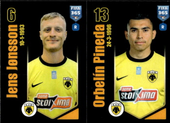 Jens Jonsson / Orbelin Pineda AEK Athens samolepka Panini FIFA 365 2024 #270