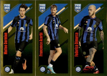 Matteo Darmian / Francesco Acerbi / Federico Dimarco Internazionale Milano samolepka Panini FIFA 365 2024 #295