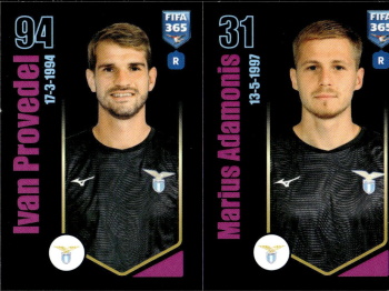 Ivan Provedel / Marius Adamonis Lazio Roma samolepka Panini FIFA 365 2024 #326