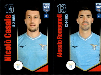 Nicolo Casale / Alessio Romagnoli Lazio Roma samolepka Panini FIFA 365 2024 #328