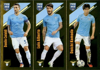 Danilo Cataldi / Luis Alberto / Daichi Kamada Lazio Roma samolepka Panini FIFA 365 2024 #331