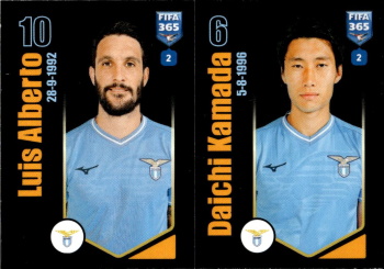 Luis Alberto / Daichi Kamada Lazio Roma samolepka Panini FIFA 365 2024 #335