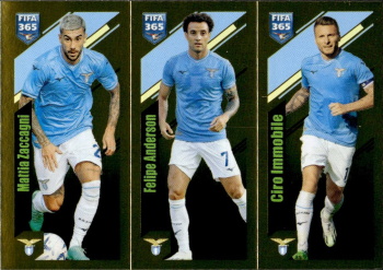 Mattia Zaccagni / Felipe Anderson / Ciro Immobile Lazio Roma samolepka Panini FIFA 365 2024 #337