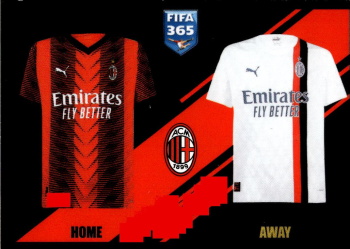 Jerseys A.C. Milan samolepka Panini FIFA 365 2024 #341