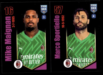Mike Maignan / Marco Sportiello A.C. Milan samolepka Panini FIFA 365 2024 #342
