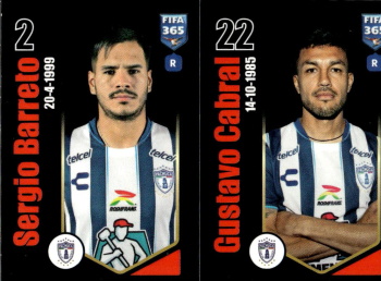 Sergio Barreto / Gustavo Cabral CF Pachuca samolepka Panini FIFA 365 2024 #360