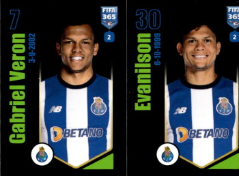 Gabriel Veron / Evanilson FC Porto samolepka Panini FIFA 365 2024 #386