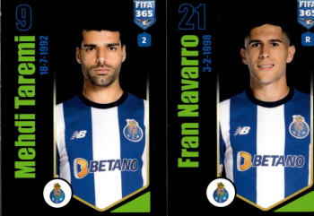 Mehdi Taremi / Fran Navarro FC Porto samolepka Panini FIFA 365 2024 #387