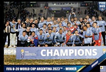 Uruguay samolepka Panini FIFA 365 2024 FIFA Events 2023 #410