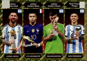 FIFA World Cup Qatar 2022 awards samolepka Panini FIFA 365 2024 FIFA World Cup Qatar 2022 #416