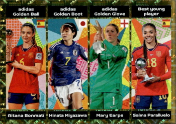 FIFA Women's World Cup AU/NZ 2023 awards samolepka Panini FIFA 365 2024 FIFA Women's World Cup 2023 #423