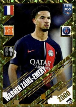 Warren Zaire-Emery - Rising Stars Paris Saint-Germain samolepka Panini FIFA 365 2024 Football Inspiration #430