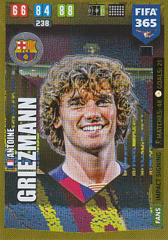 Antoine Griezmann FC Barcelona 2020 FIFA 365 Impact Signing #104