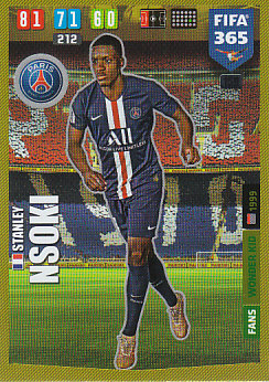 Stanley Nsoki Paris Saint-Germain 2020 FIFA 365 Wonder Kid #159
