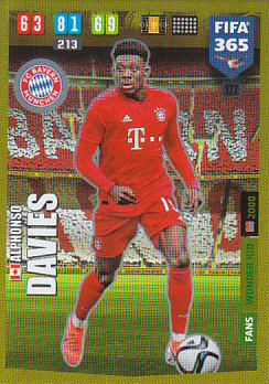 Alphonso Davies Bayern Munchen 2020 FIFA 365 Wonder Kid #177
