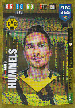 Mats Hummels Borussia Dortmund 2020 FIFA 365 Impact Signing #194