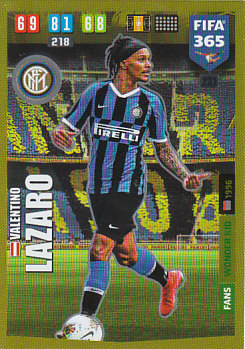 Valentino Lazaro Internazionale Milano 2020 FIFA 365 Wonder Kid #231