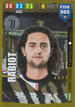 Adrien Rabiot Juventus FC 2020 FIFA 365 Impact Signing #248