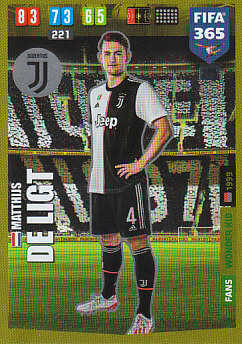 Matthijs de Ligt Juventus FC 2020 FIFA 365 Wonder Kid #249