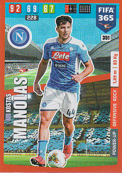 Kostas Manolas SSC Napoli 2020 FIFA 365 Defensive Rock #351